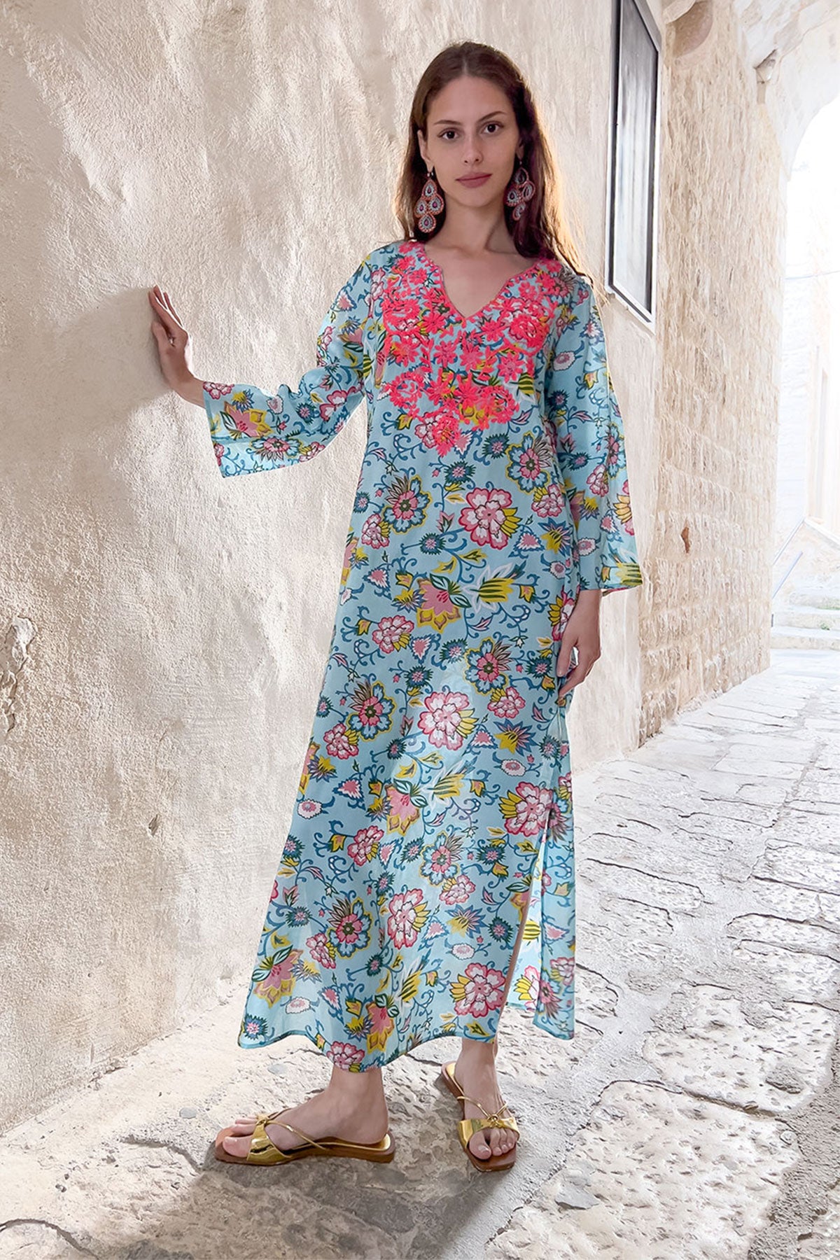 Lara Maxi Tunic Debbie Katz | Boho Chic Resort Fashion Lara Maxi Tunic Debbie Katz | Boho Chic Resort Fashion