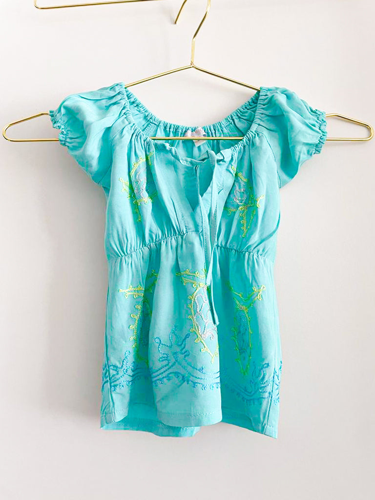 Kids EM 830 Lolita Top Turquoise