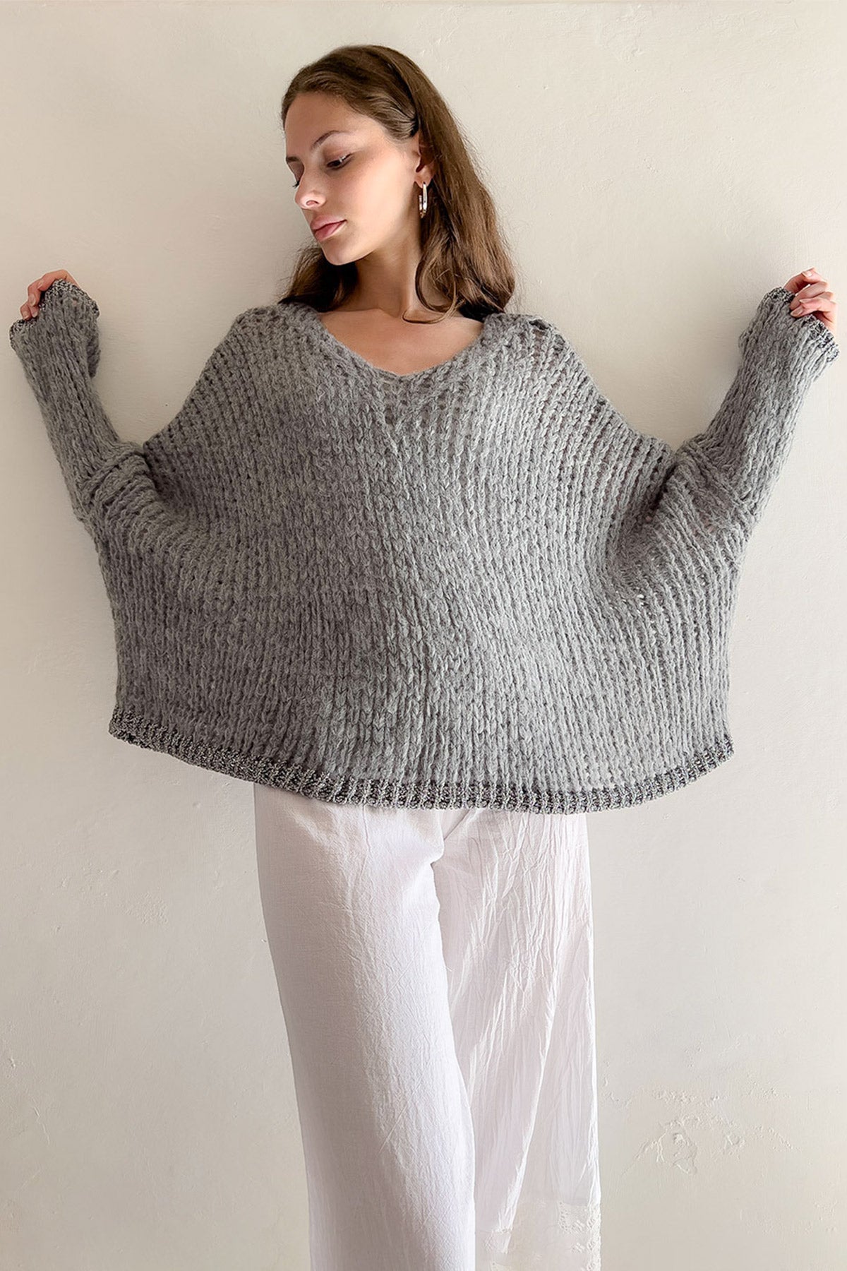 Lula Sweater Grey Lurex