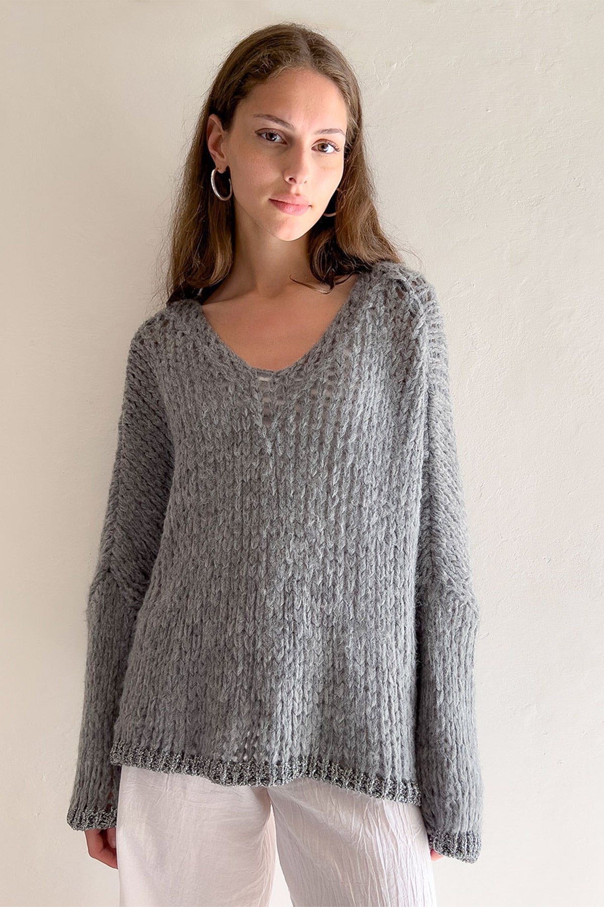 Lula Sweater Grey Lurex