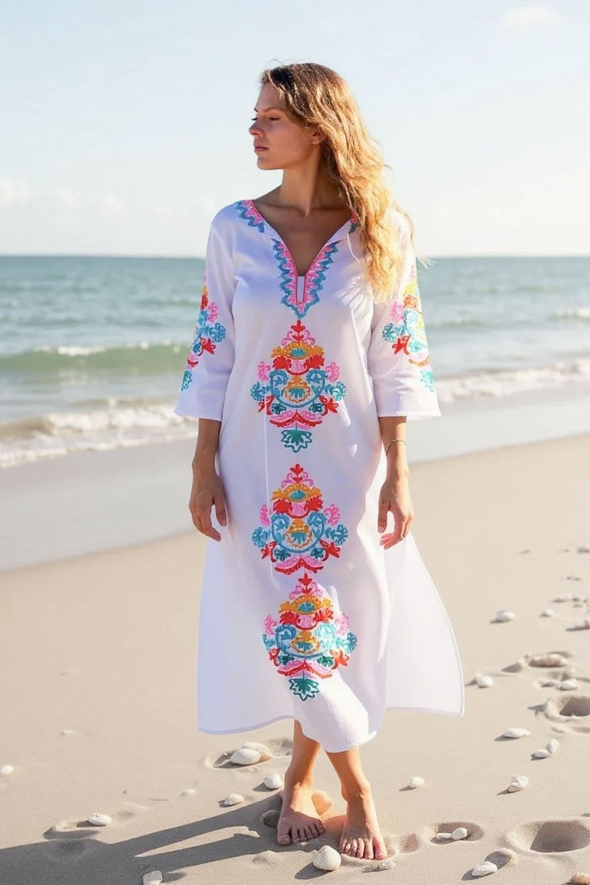 Moni Maxi Tunic White