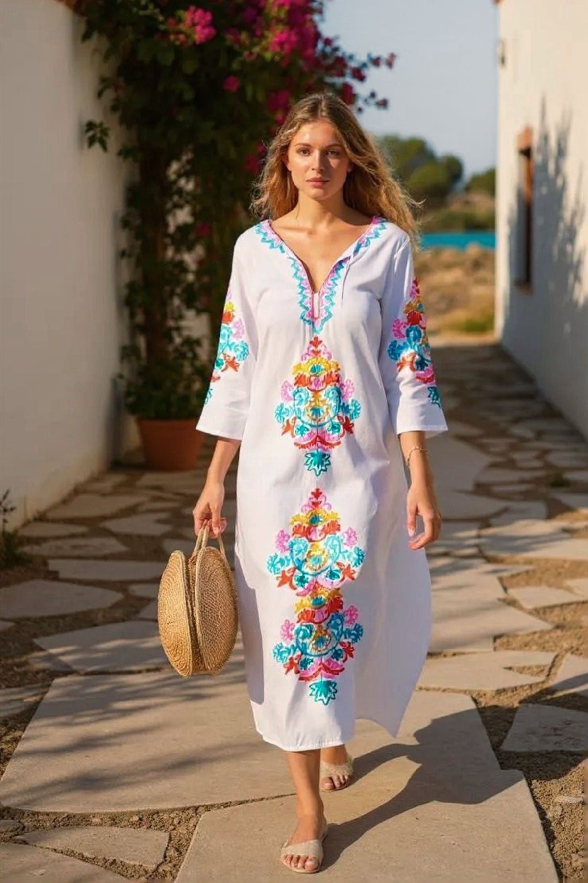 Moni Maxi Tunic White