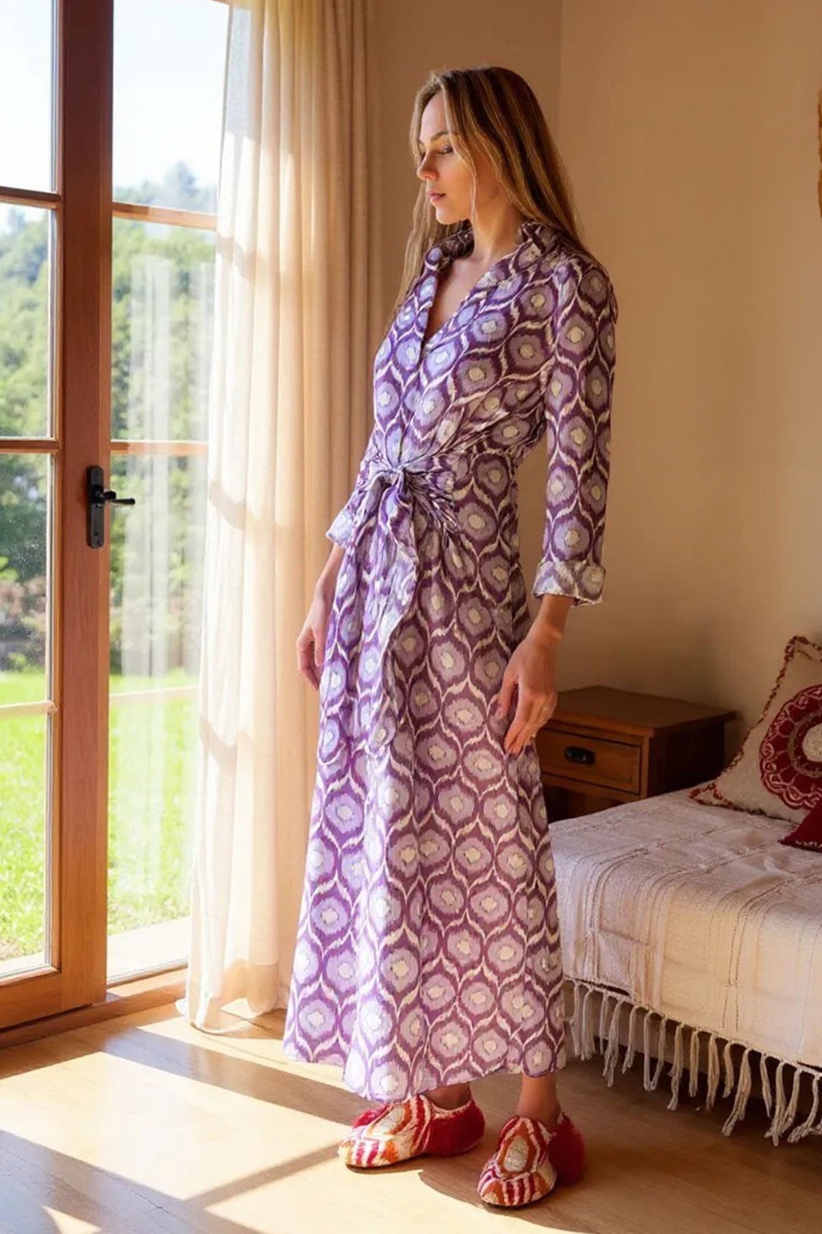 Monia Ikat Shirt Dress