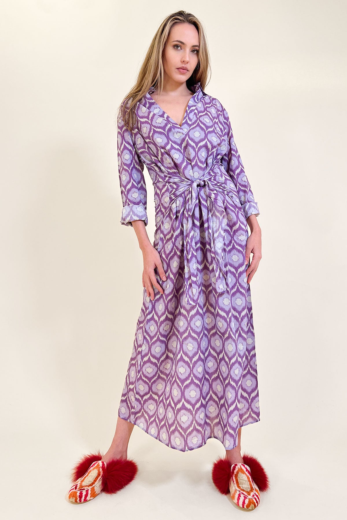 Monia Ikat Shirt Dress – Debbie Katz