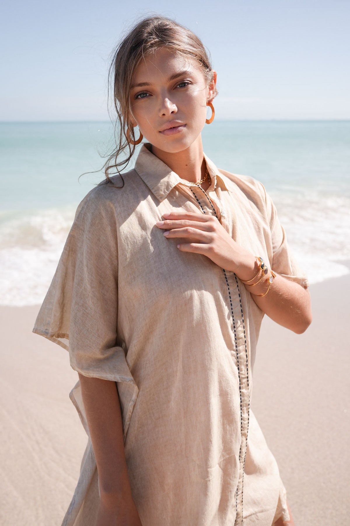 Olivia Kaftan Beige