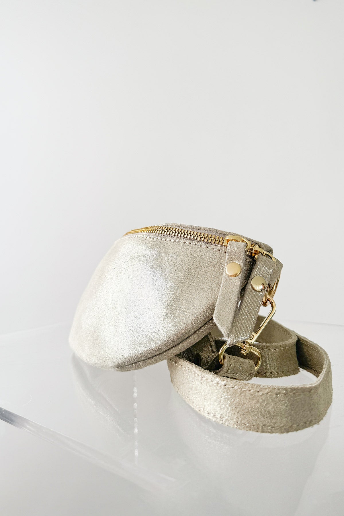 Shelly Glam Beige – Debbie Katz Italian Leather Bags