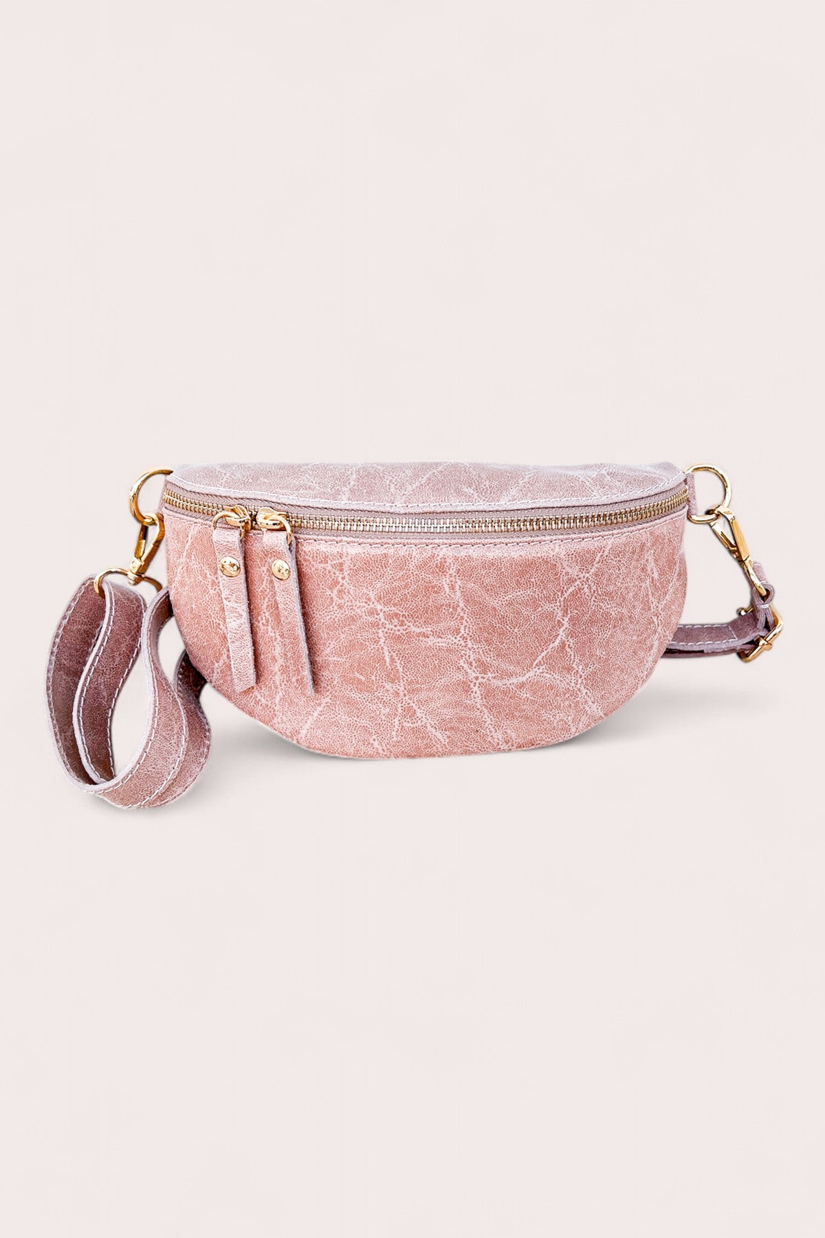 Debbie Katz Shelly Patina Blush – Blush Women's Leather Bag