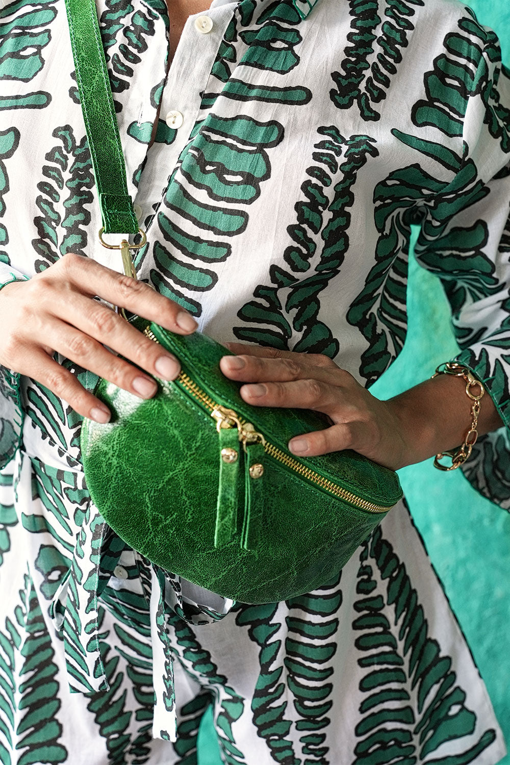 Shelly Patina Emerald