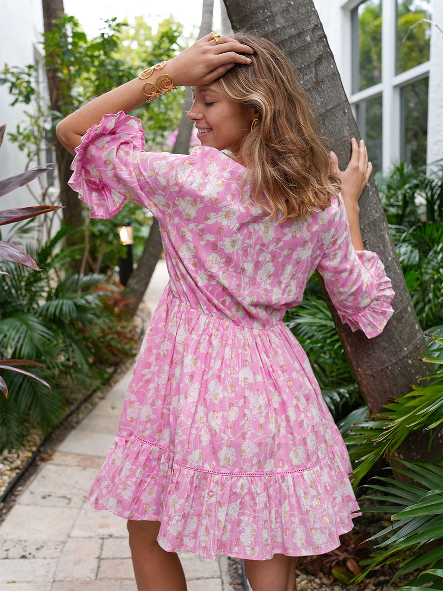 Wave Dress Pink
