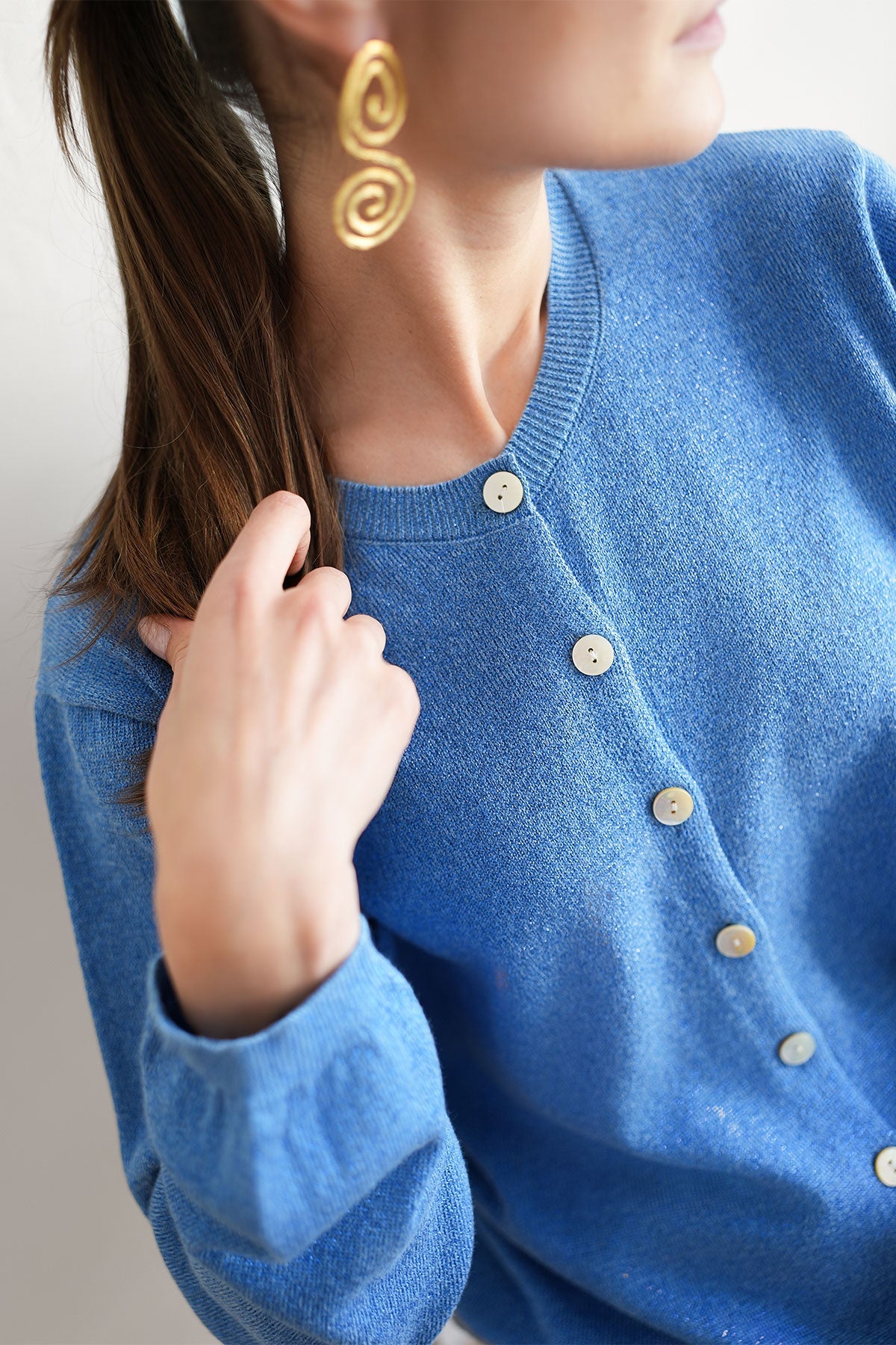Aura Blue Lurex