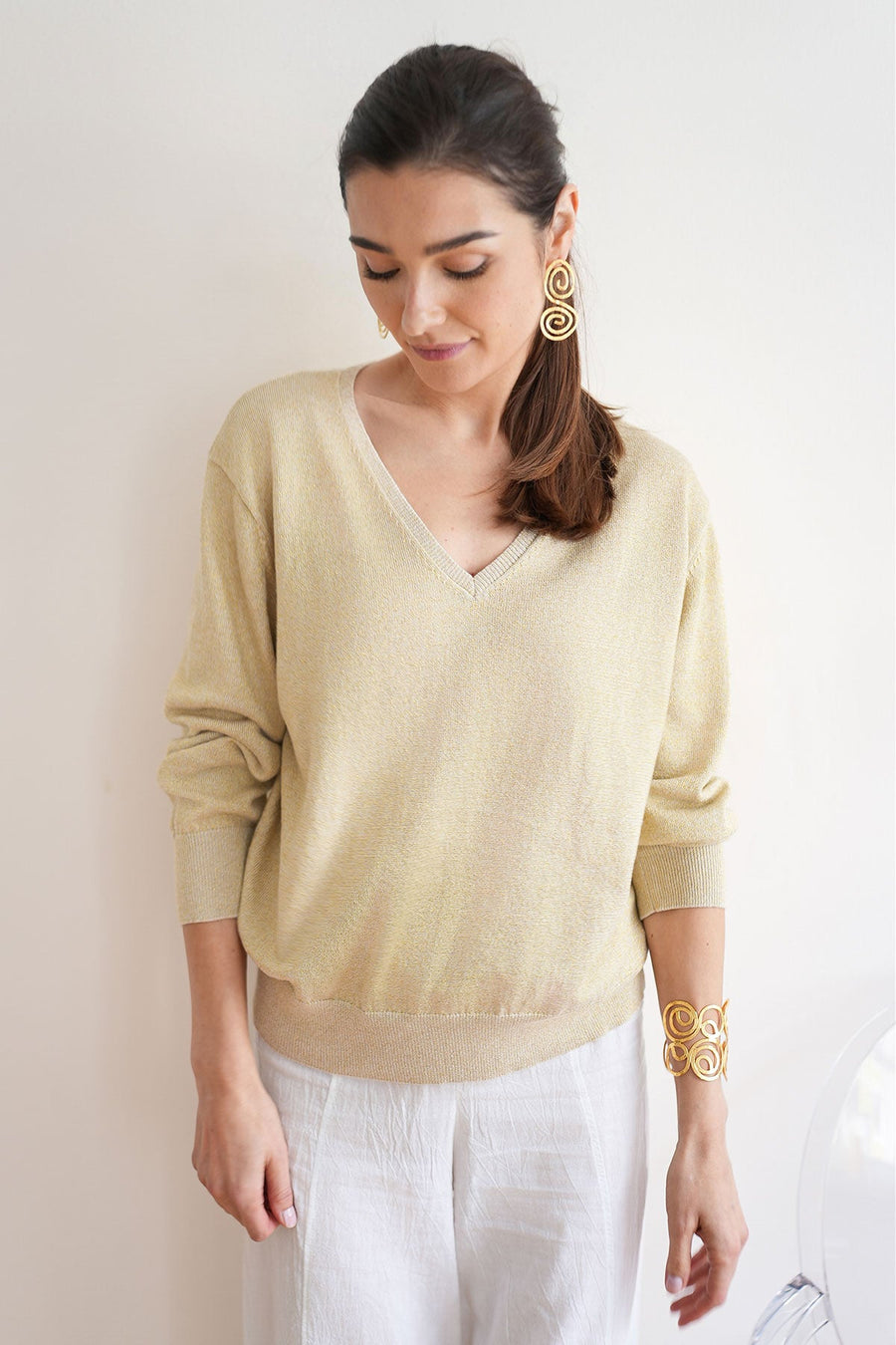 Wander Beige Lurex