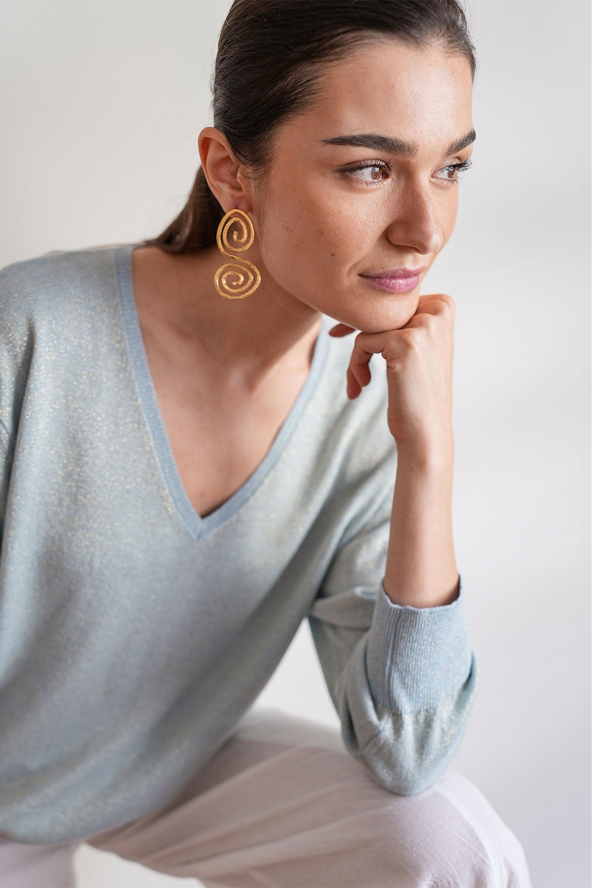 Wander Sky-Blue Lurex