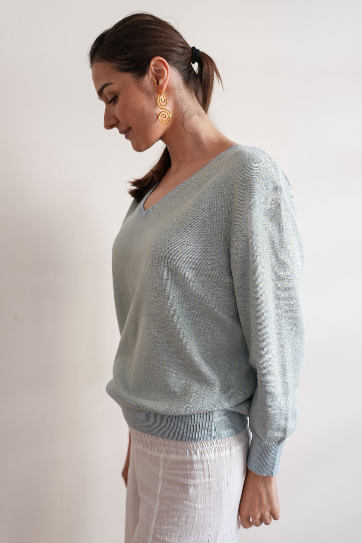 Wander Sky-Blue Lurex