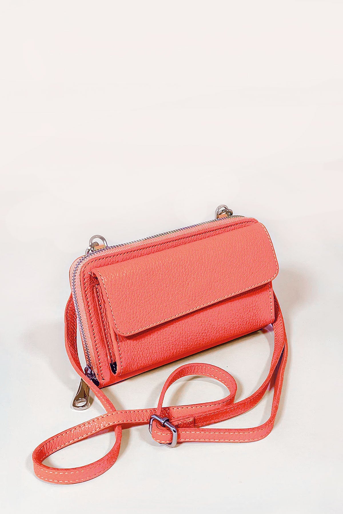 Sienna Crossbody Wallet– Debbie Katz Italian Designer Leather Bags