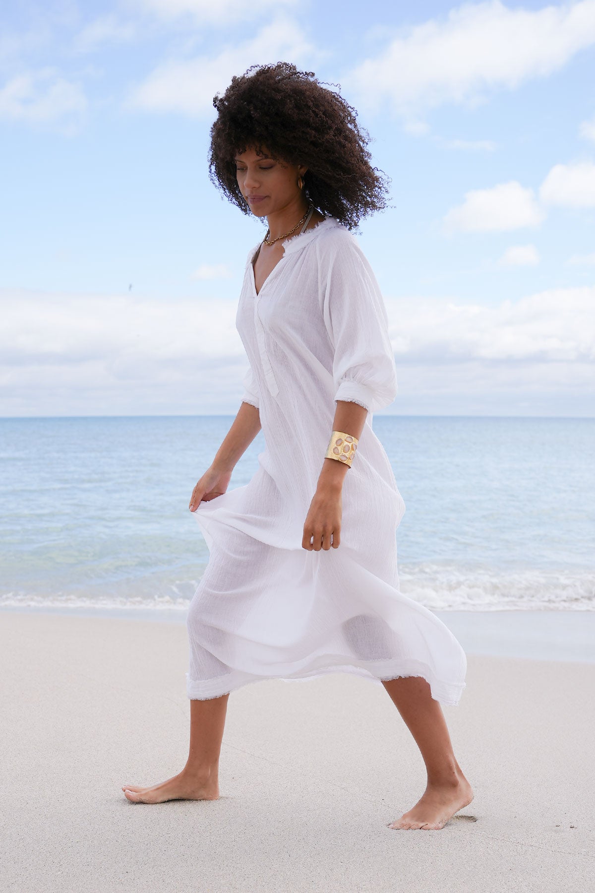 Suri Maxi Tunic White