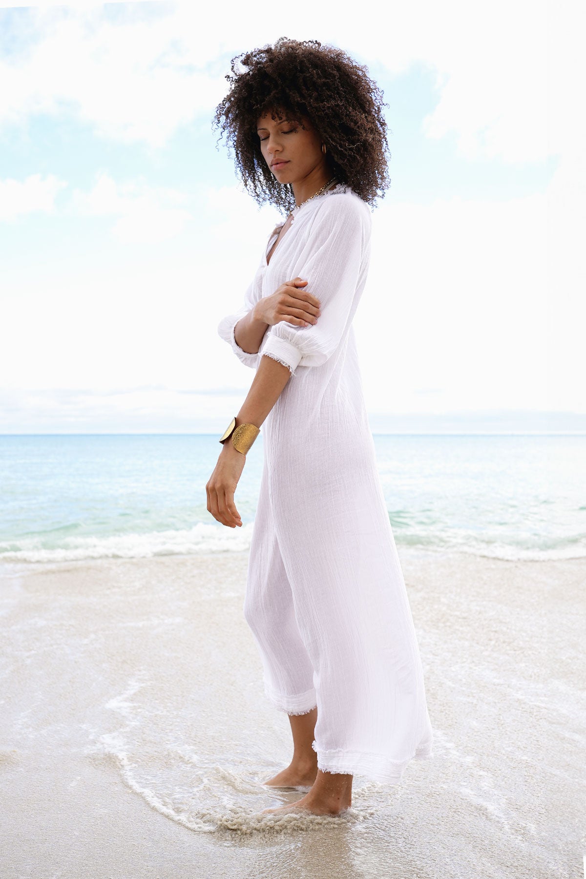 Suri Maxi Tunic White