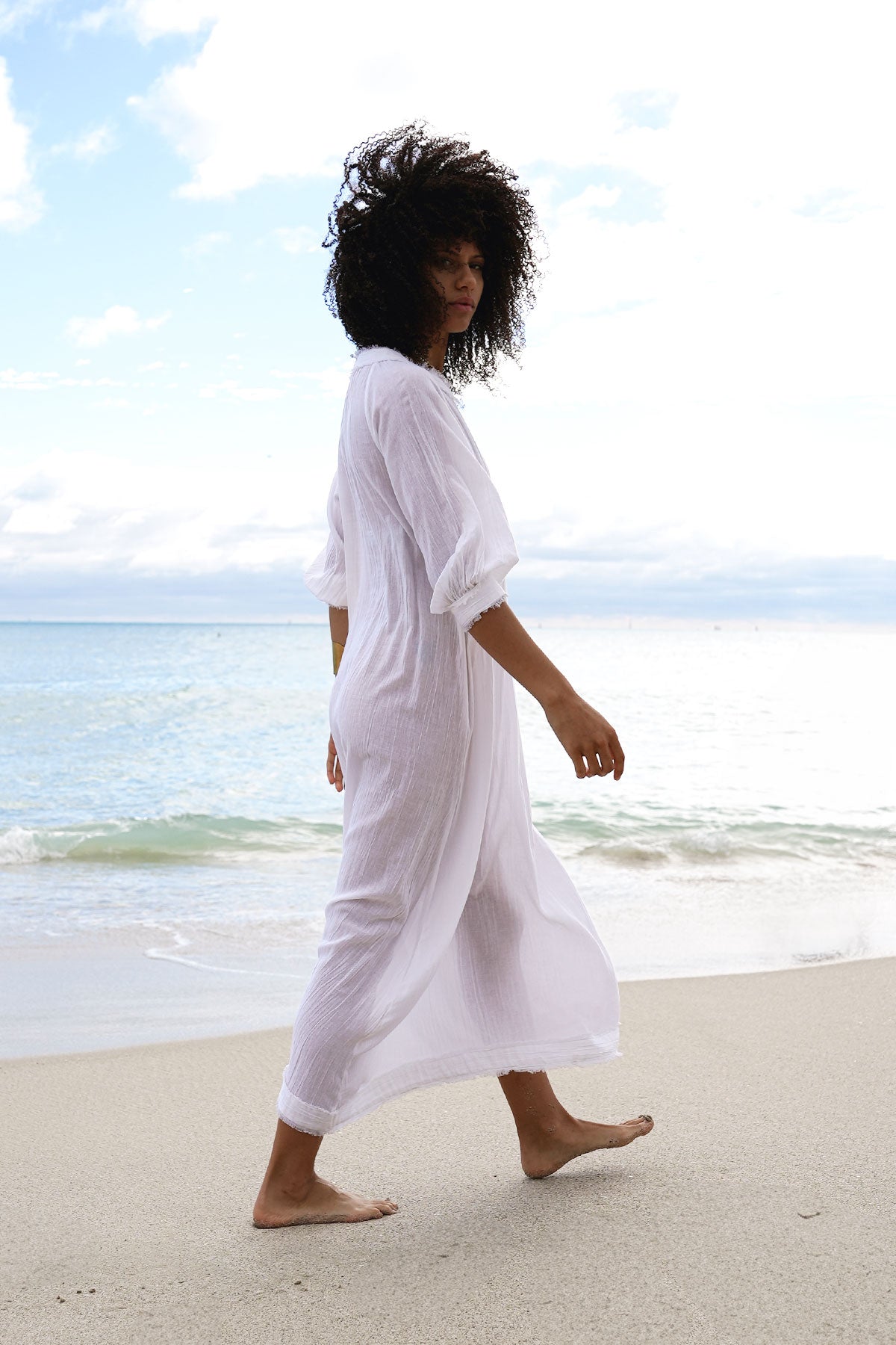 Suri Maxi Tunic White