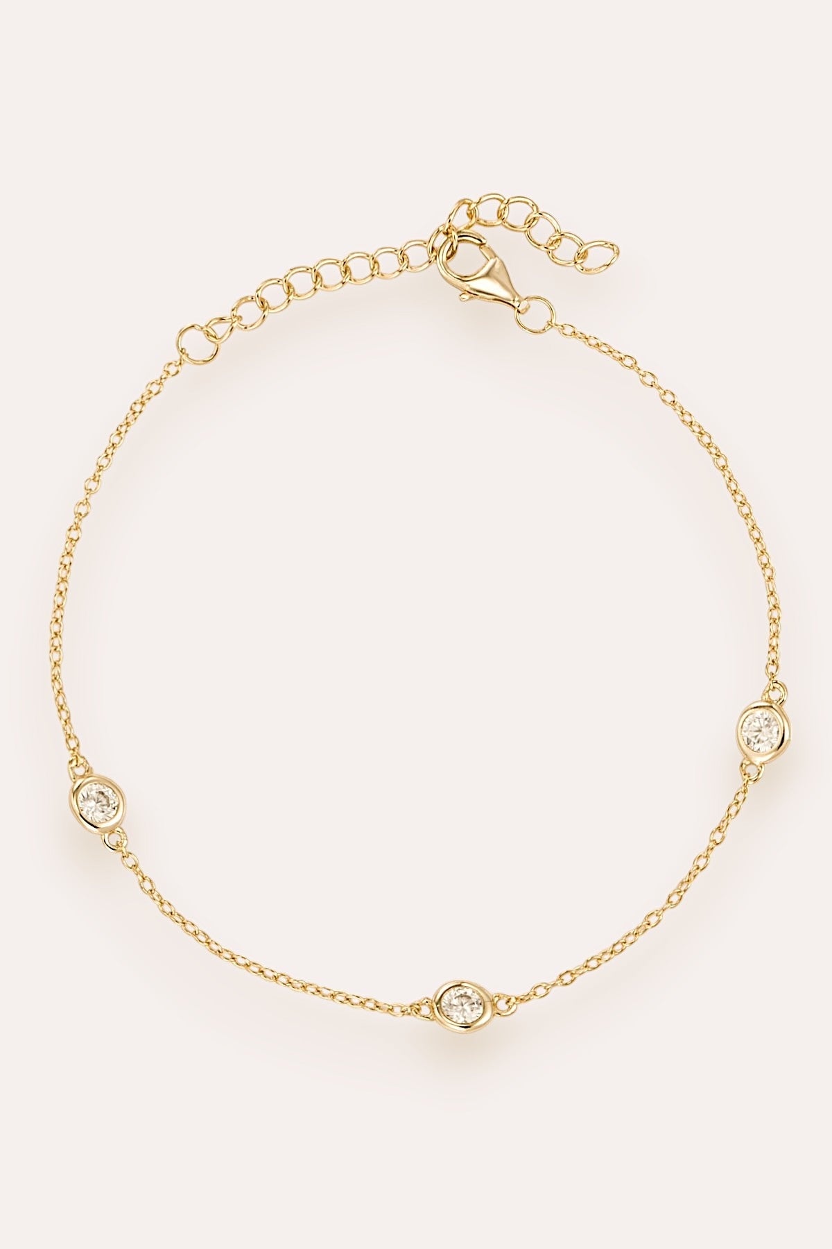 Zoe Drop Bracelet (Gold)