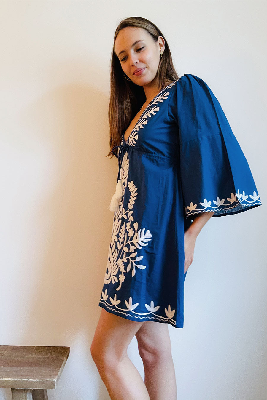 Sharon Tunic Deep Blue