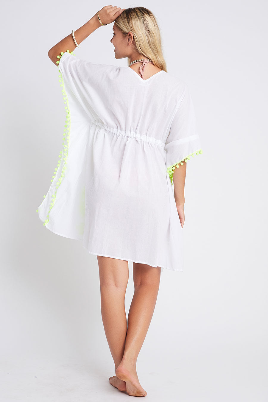 Malina kimono white yellow