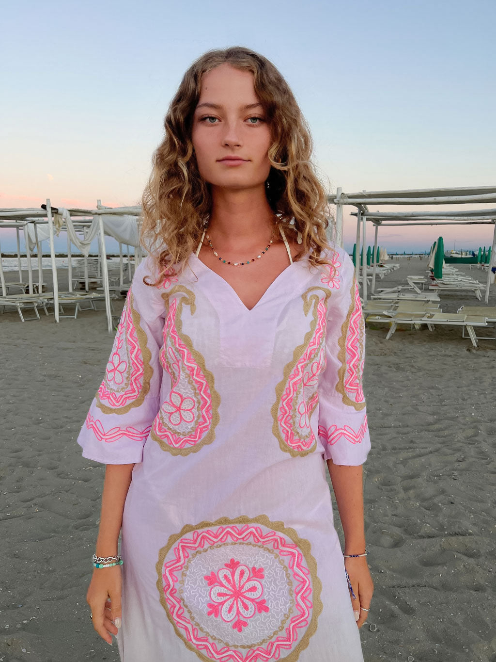 Khaliah Maxi Tunic Pinks