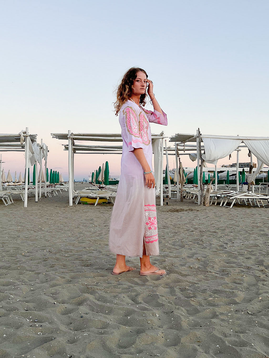 Khaliah Maxi Tunic Pinks