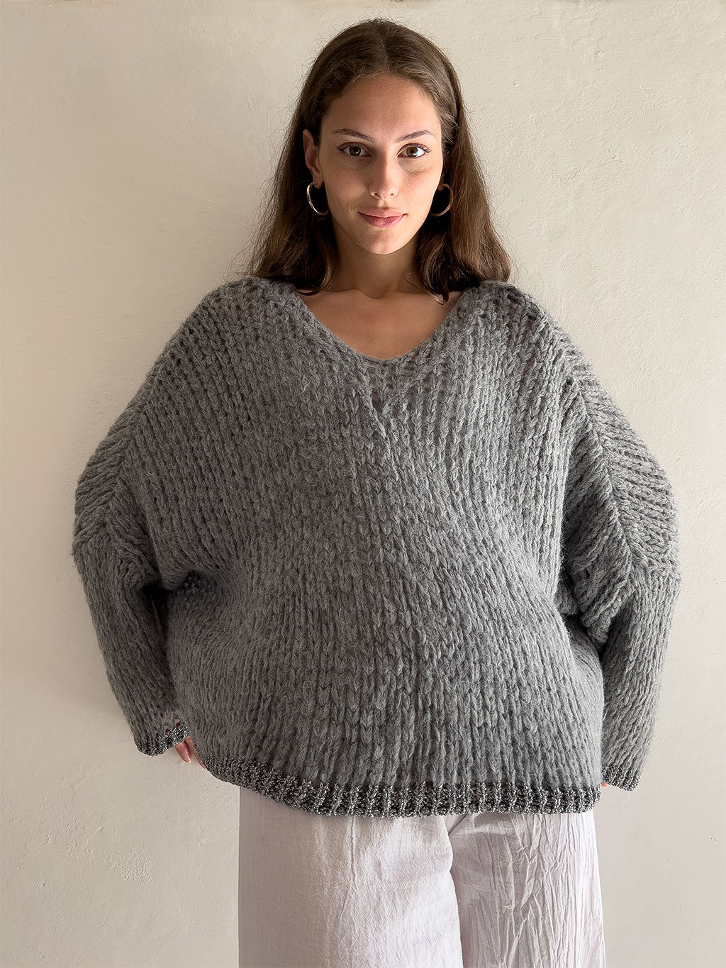 Lula Sweater Grey Lurex