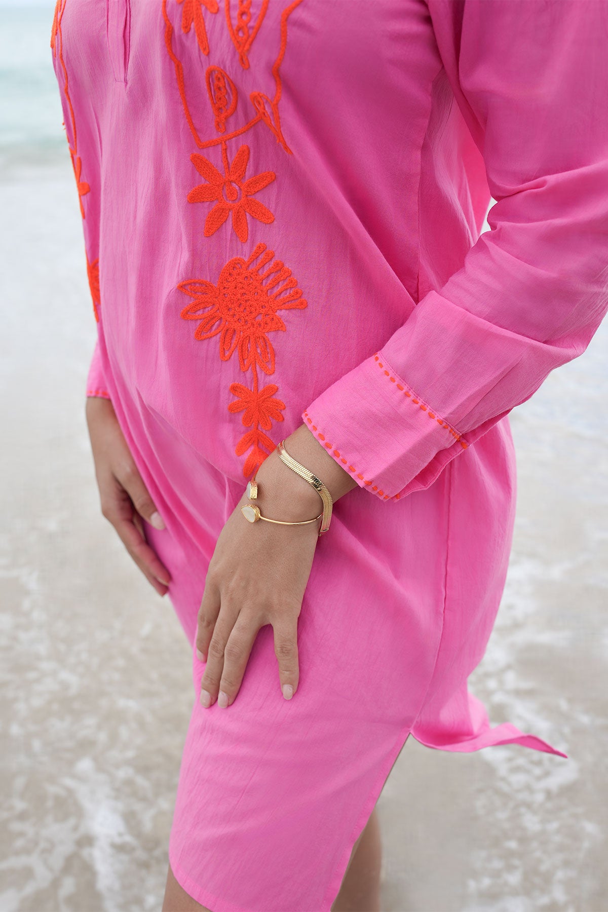 Penny Shirt Tunic Pink