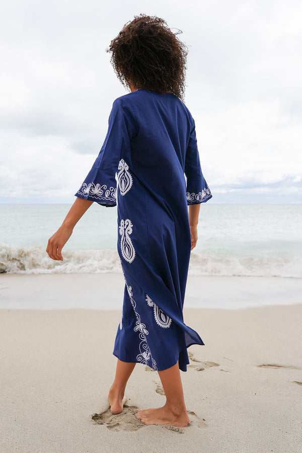 Agustina Tunic Navy White