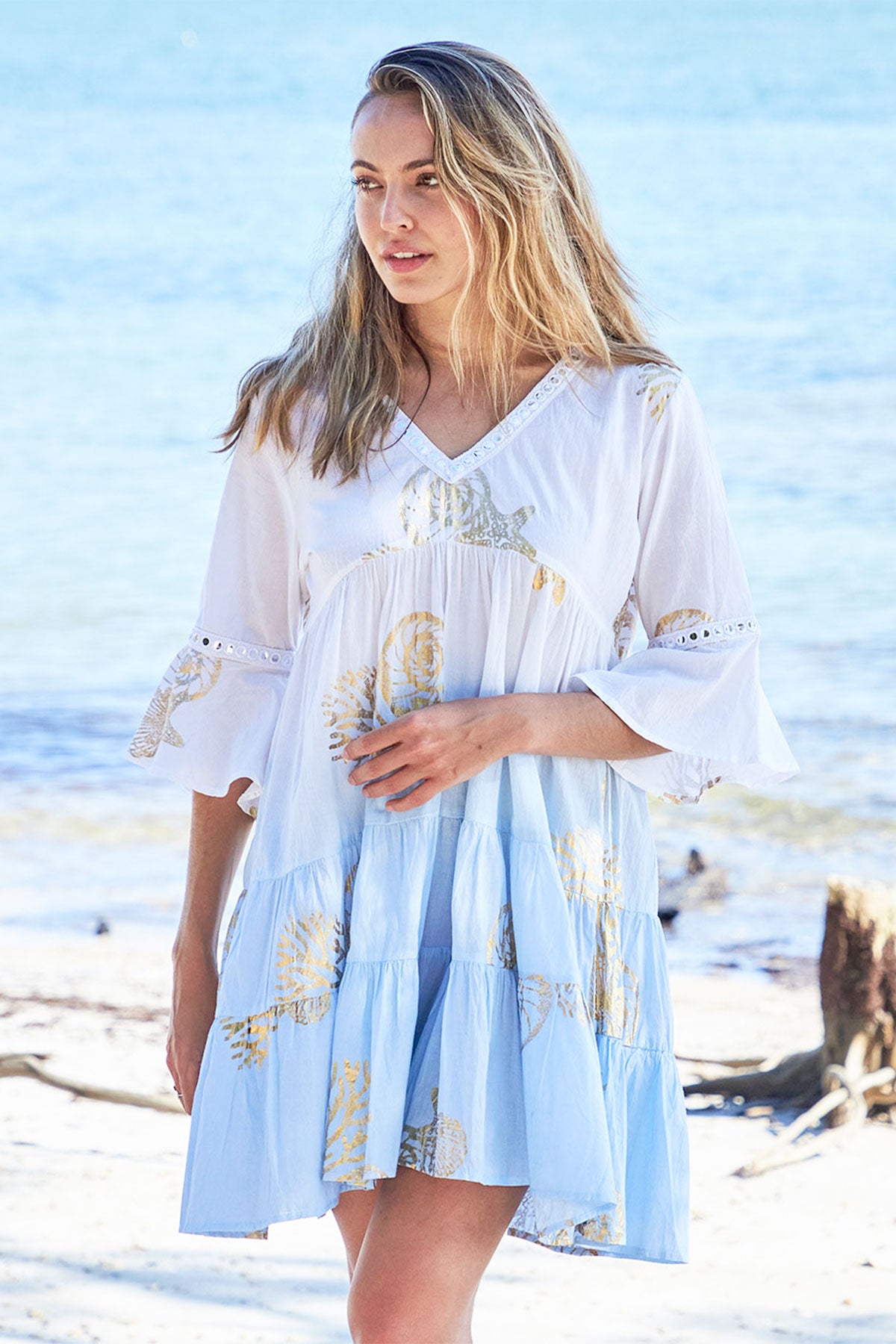 Akoya Dress Blue