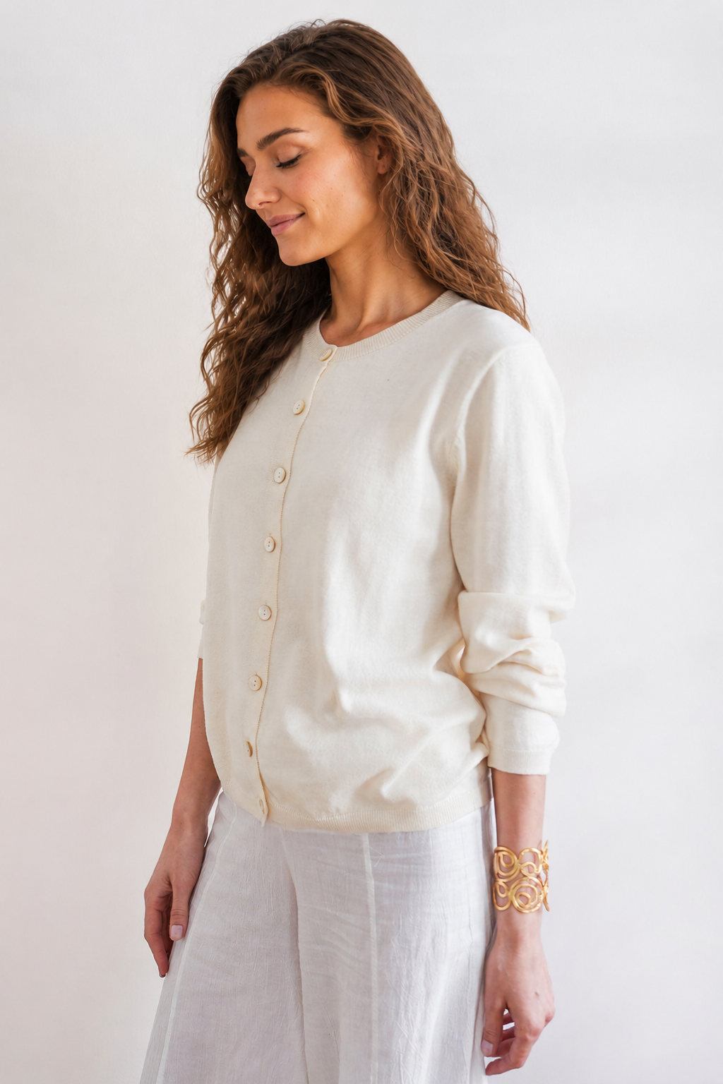 Aura Cream knitwear, alternate view 4