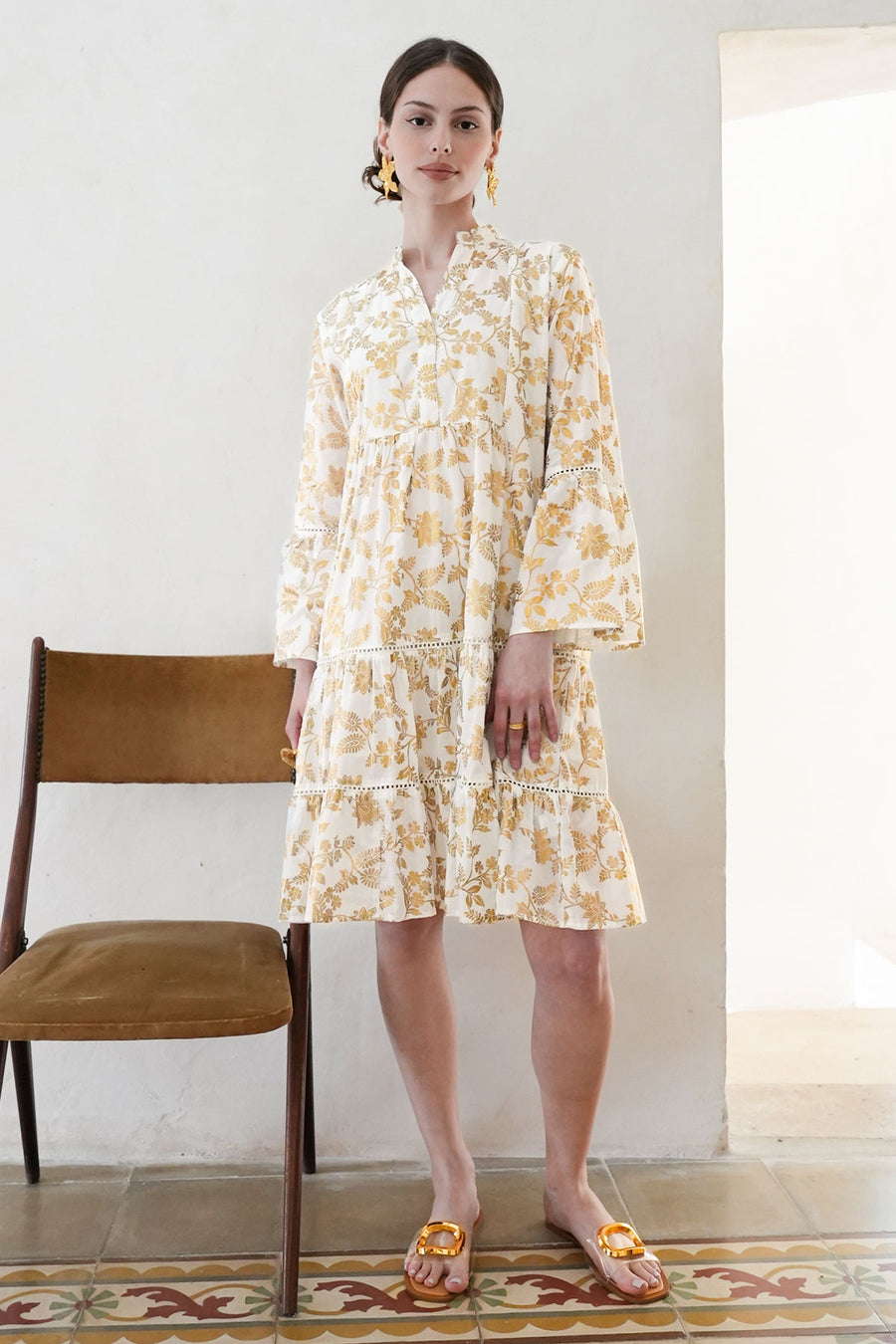 Saskia Dress White