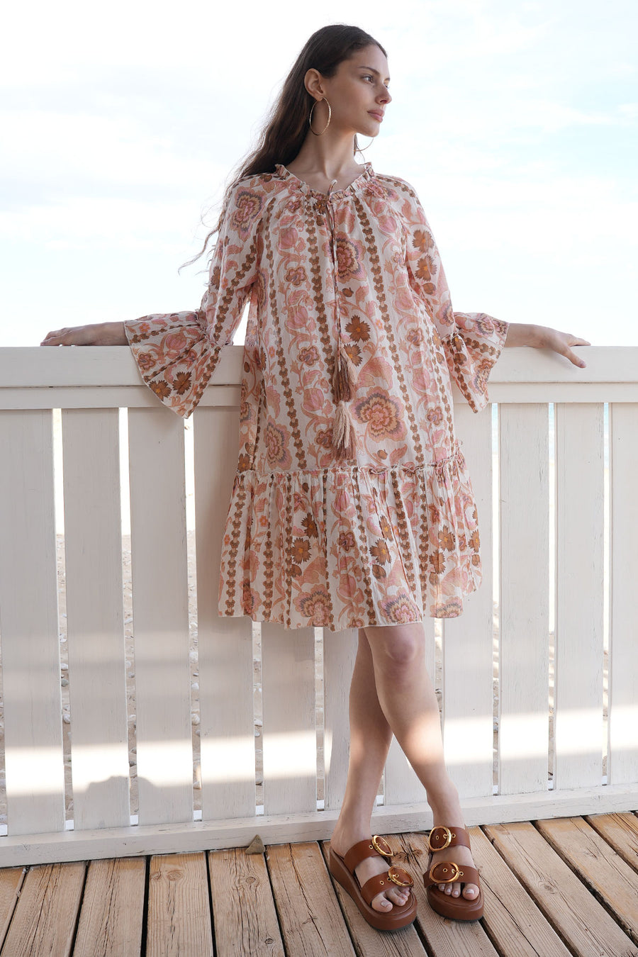zander linen dress Linen dress Cassidy in maxi length