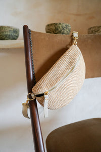 Shelly Crochet Crossbody Bag Natural