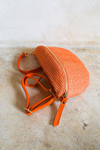 Shelly Crochet Crossbody Bag Orange