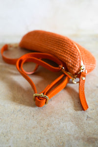 Shelly Crochet Crossbody Bag Orange