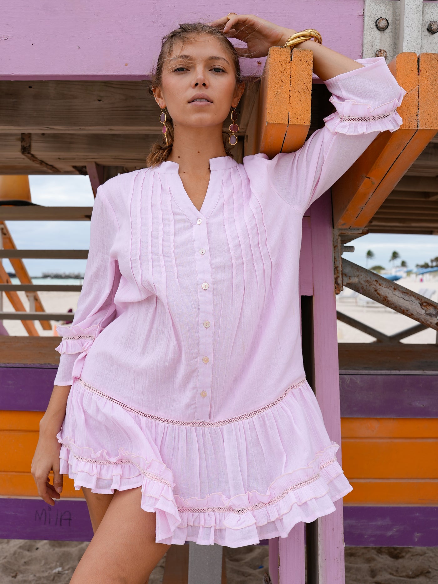 Zeba Dress Blush