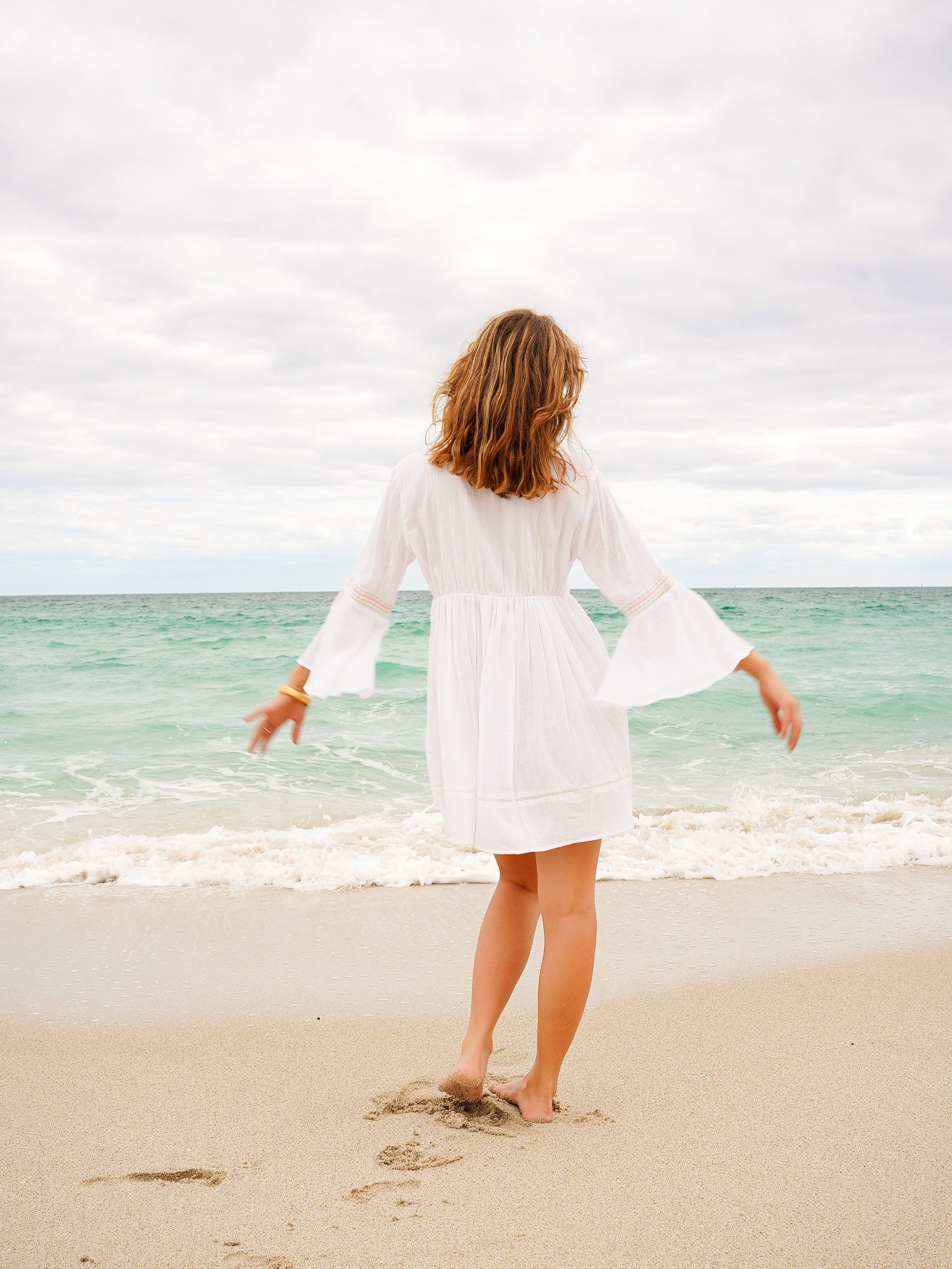 Veda Dress White