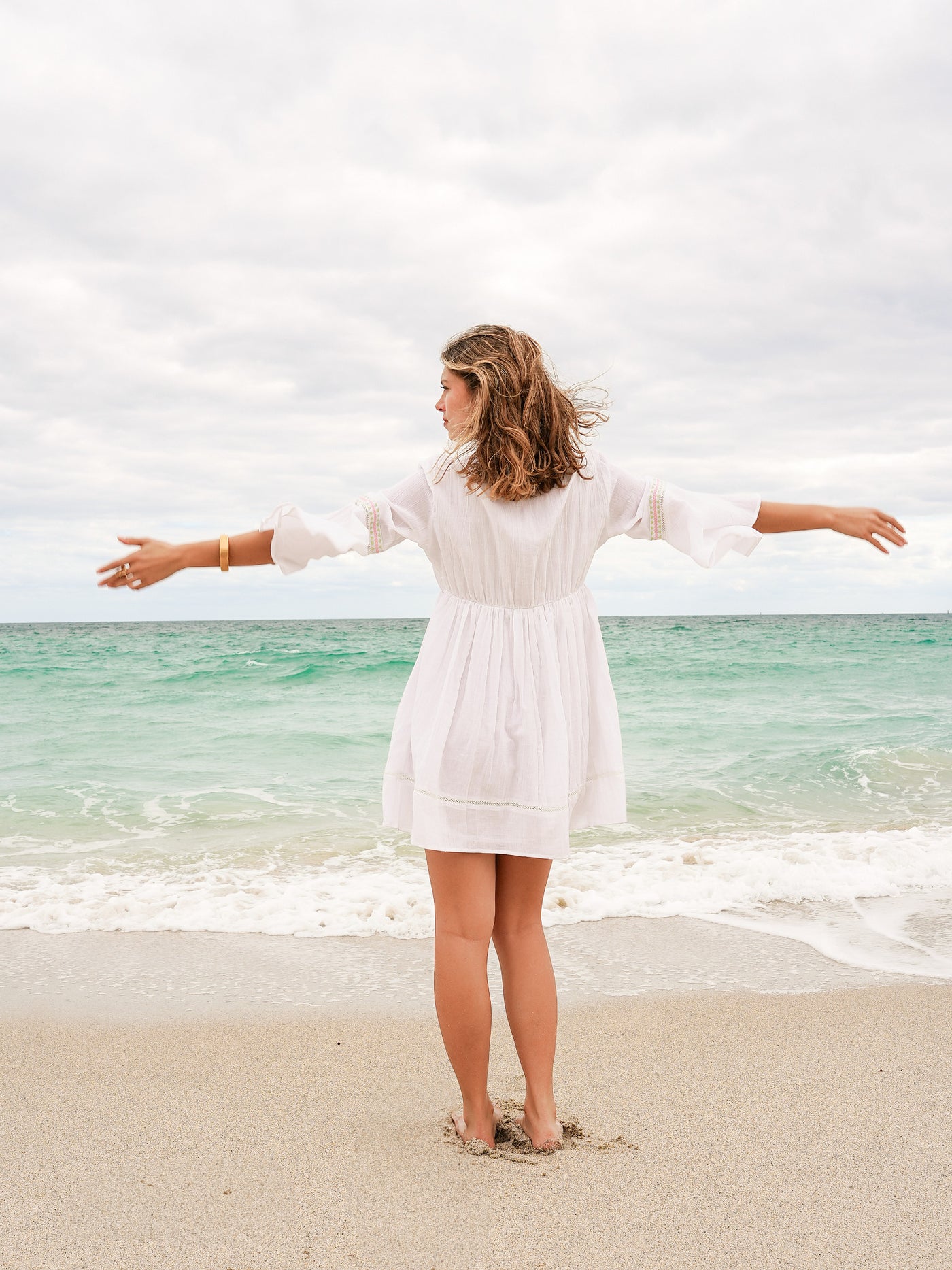 Veda Dress White