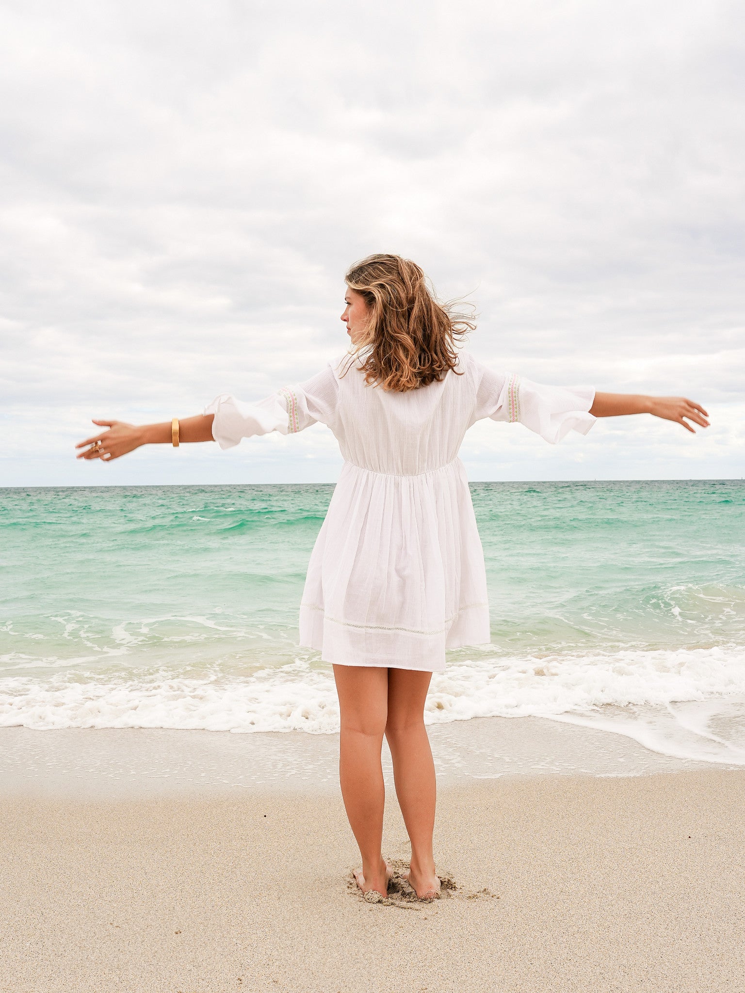 Veda Dress White