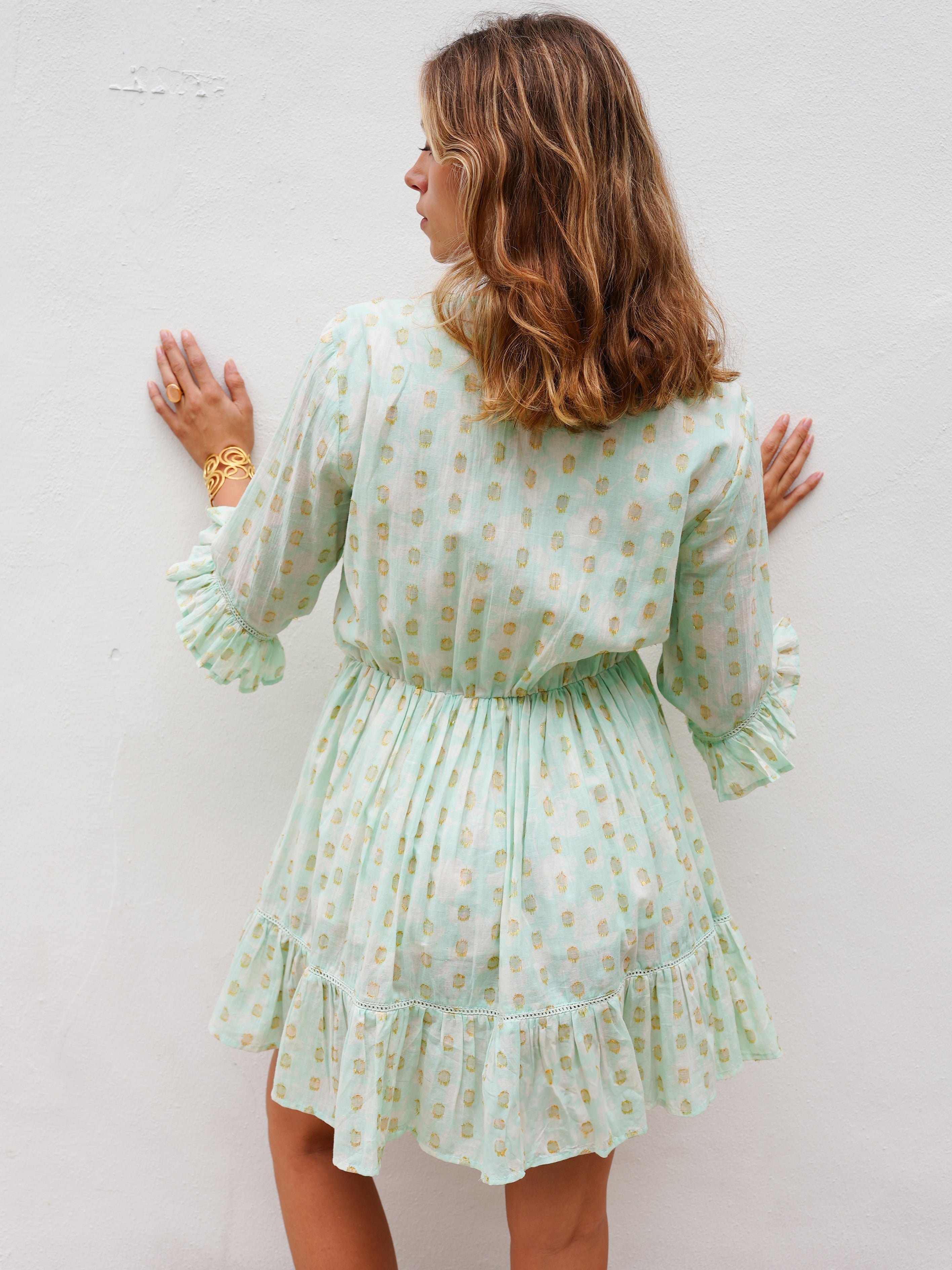 Wave Dress Mint