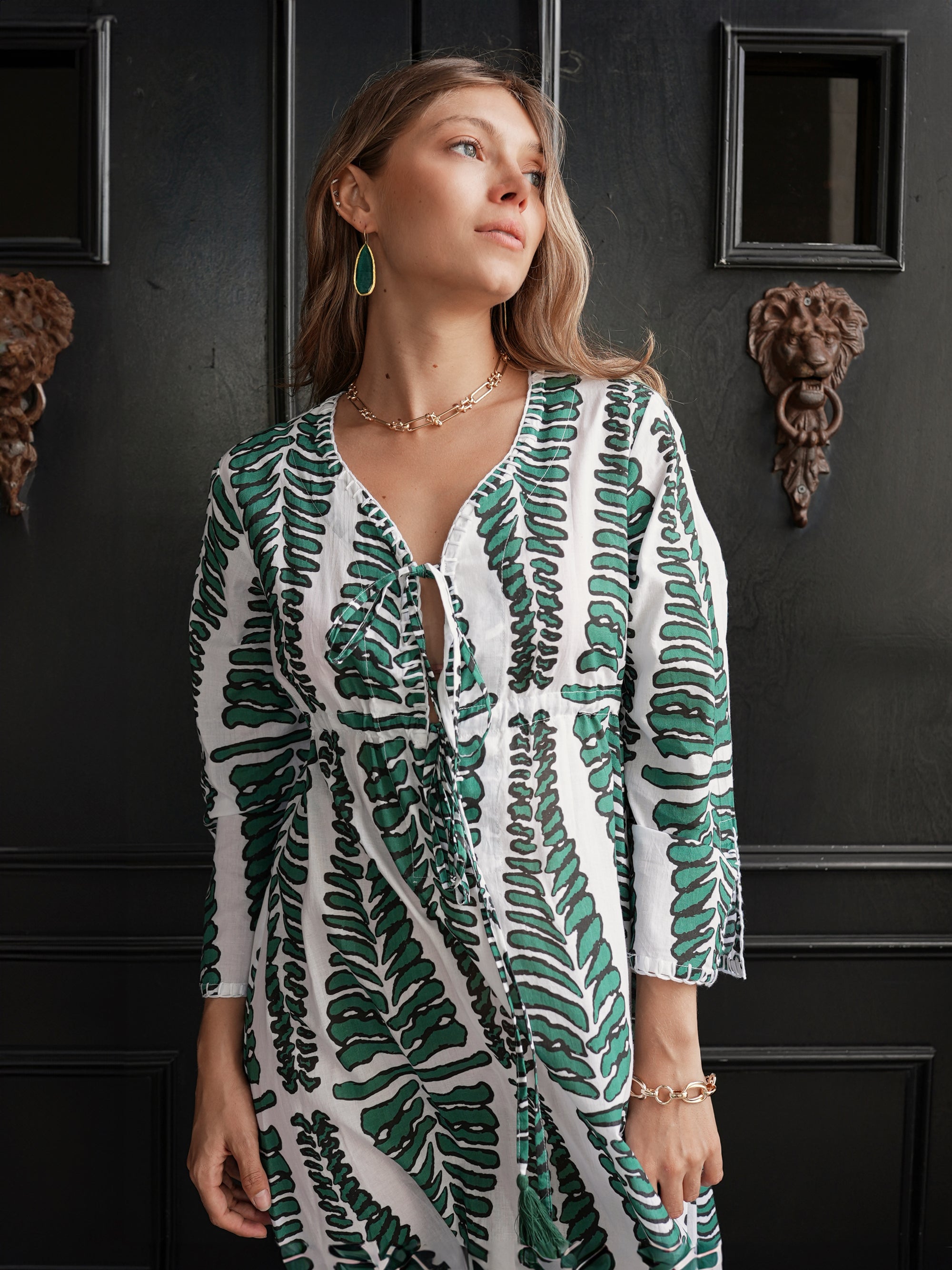Nira Dress Green