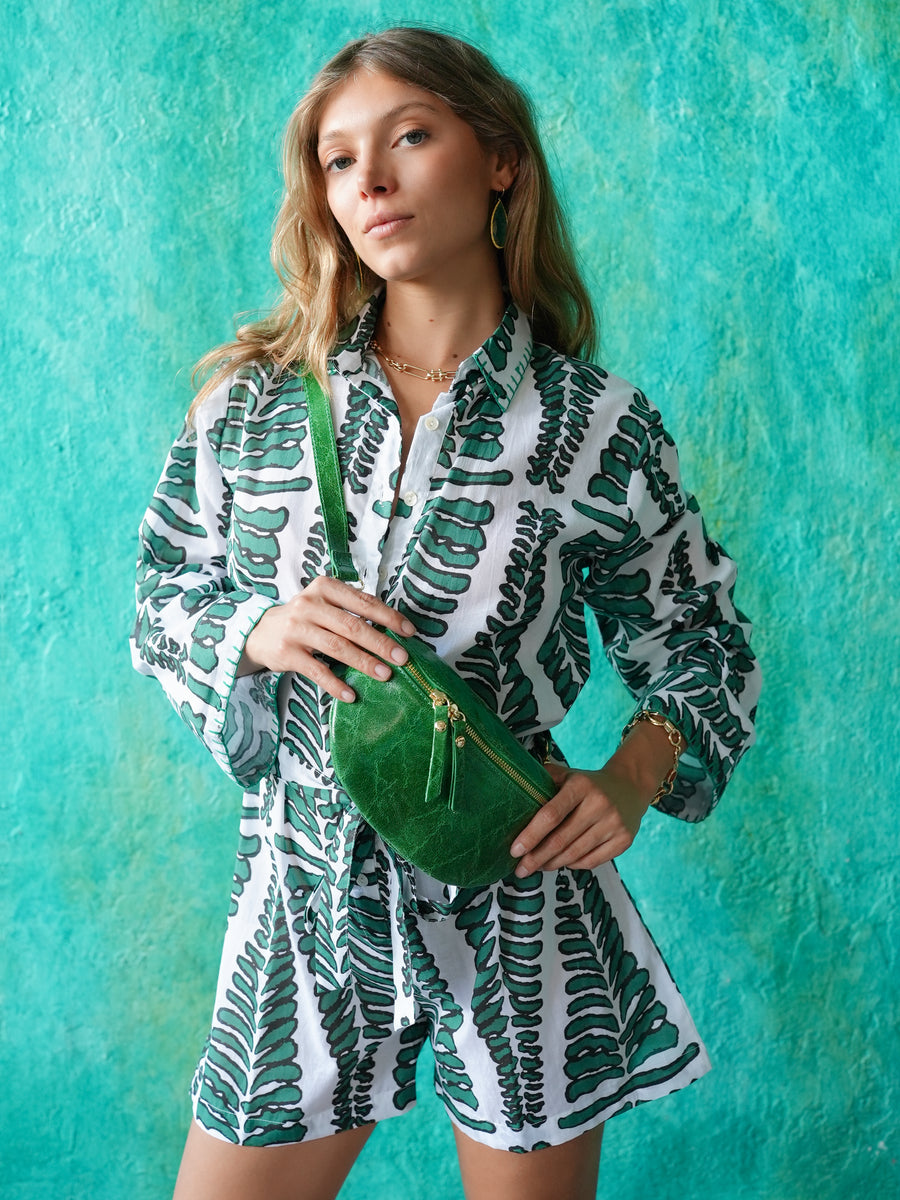 Lotus Romper Green