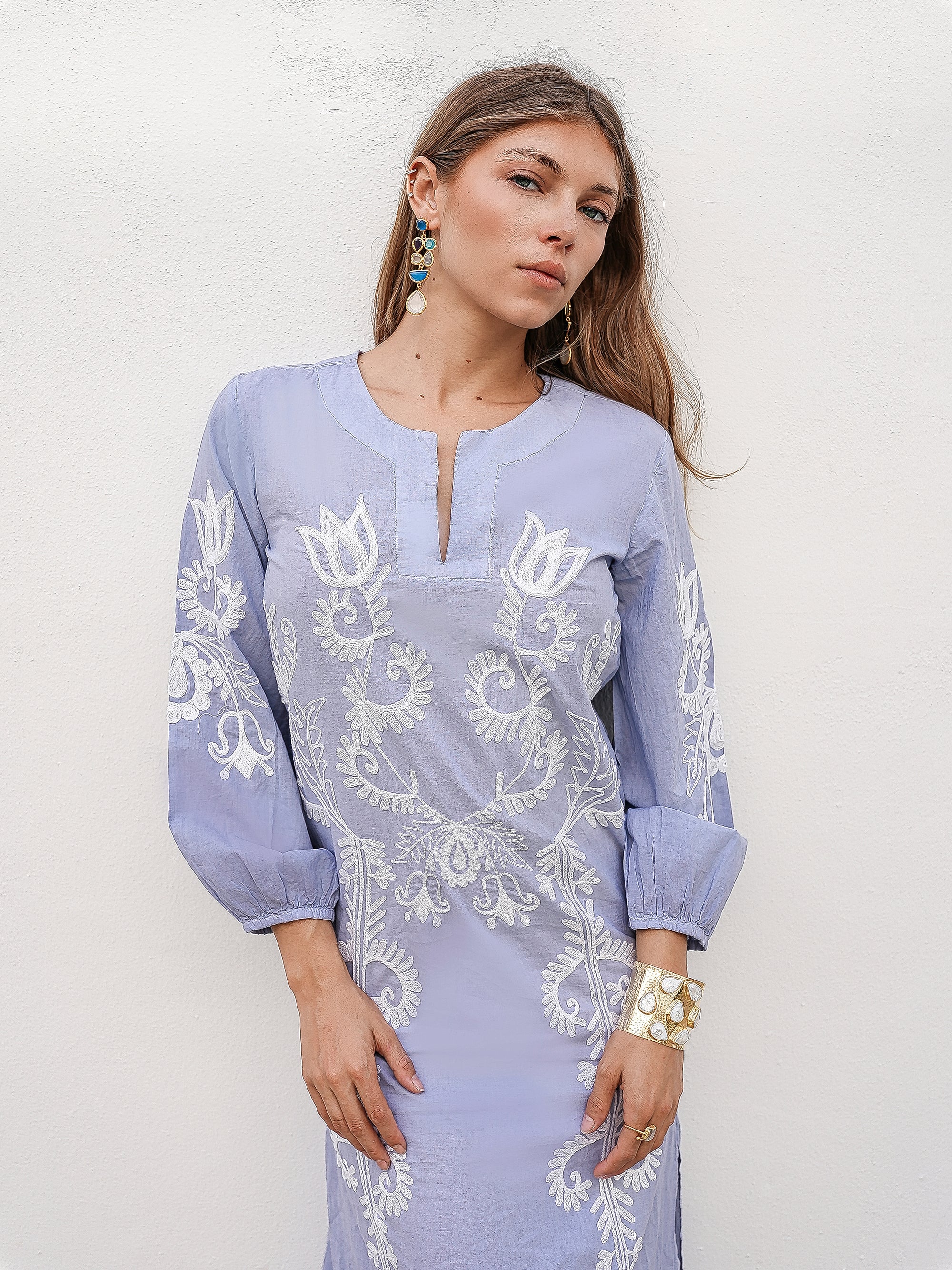 Sibel Dress Denim