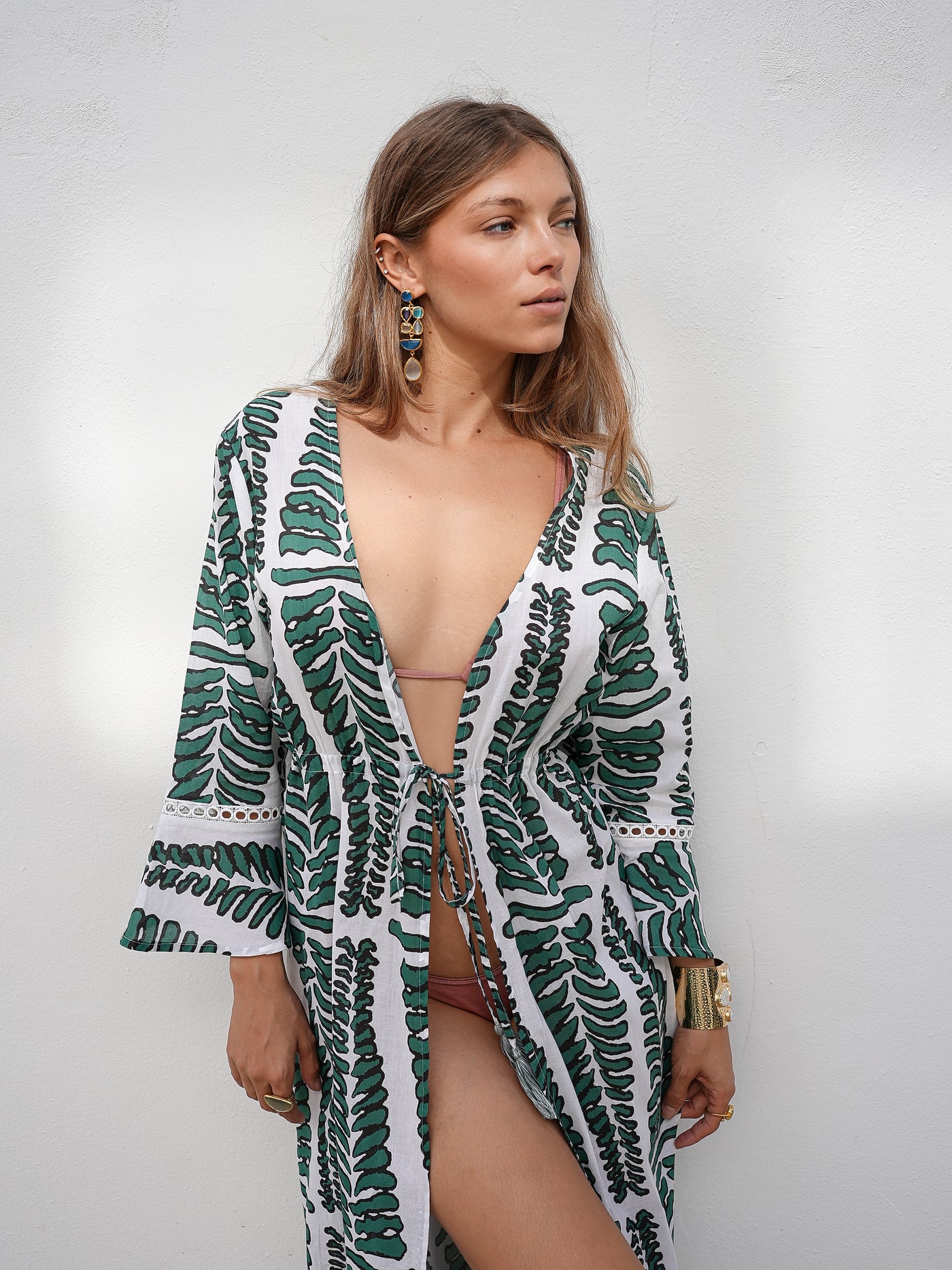 Harem Kimono Green