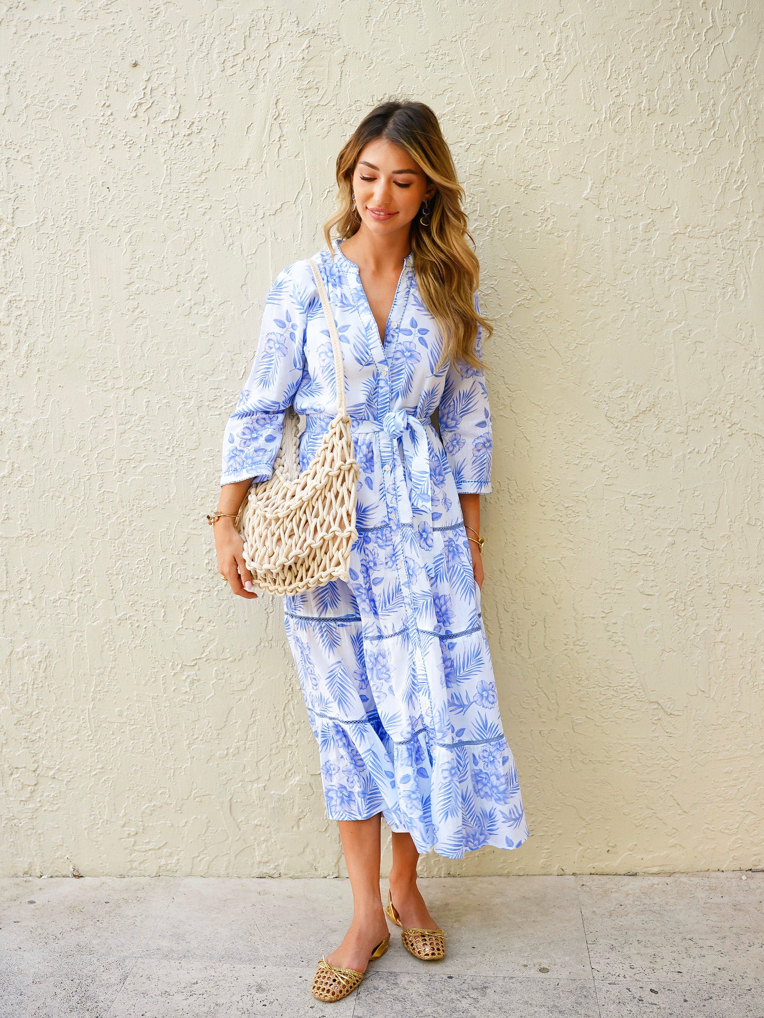 Amaya Dress Blue