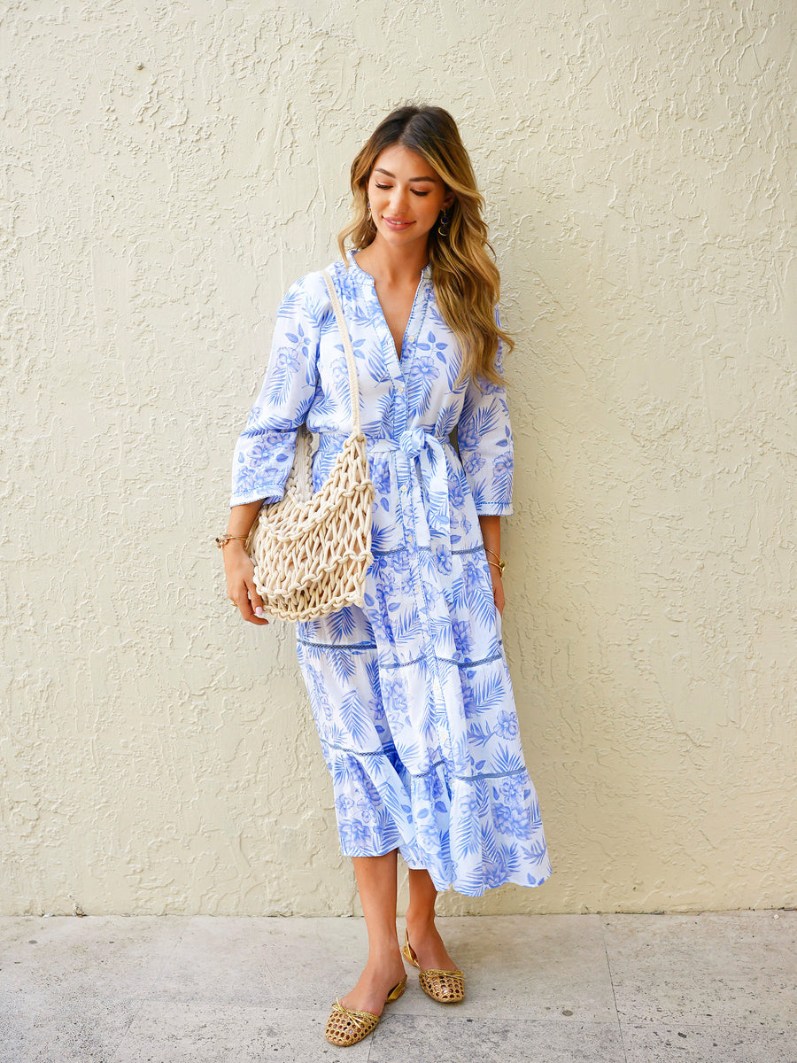 Amaya Dress Blue