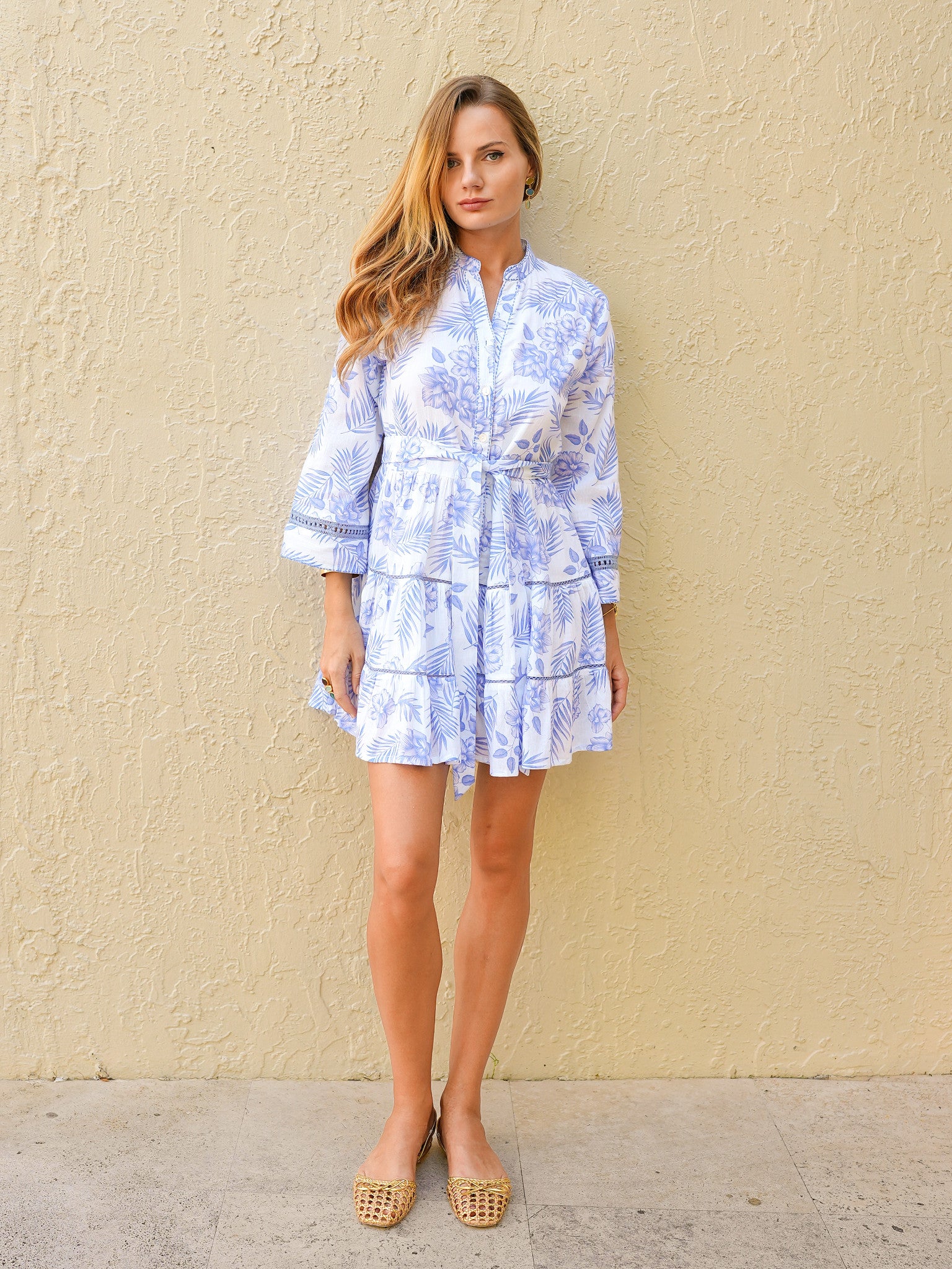 Ginah Dress Blue