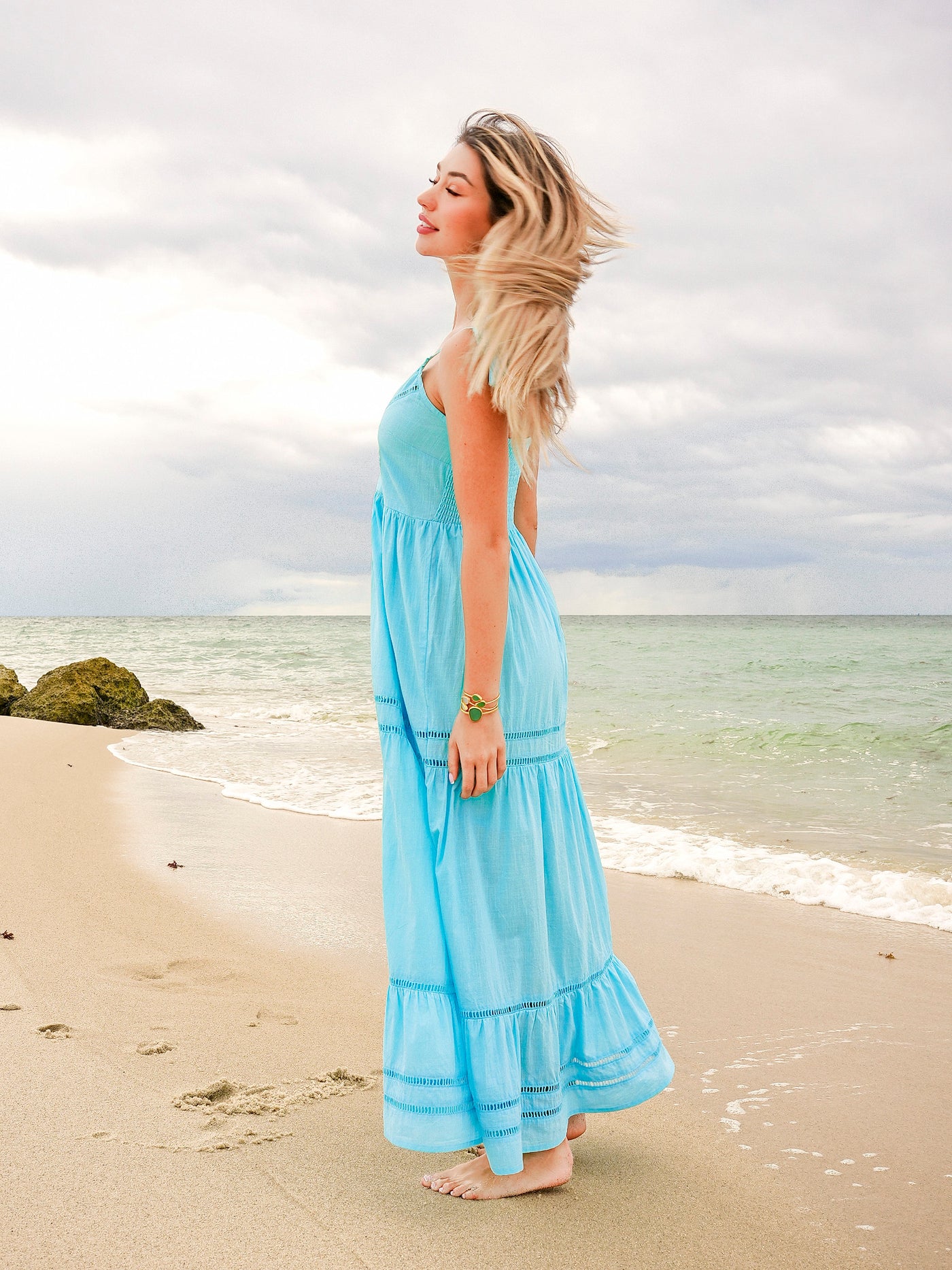 Eyla Dress Turquoise