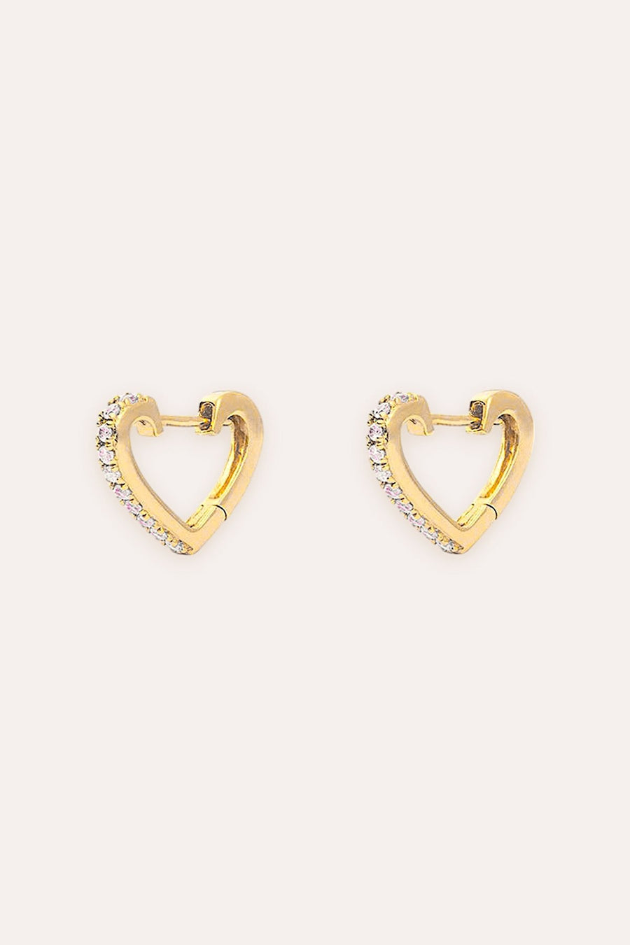 Huggie Coeur Bling (Gold)
